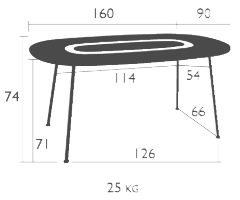 Fermob Tisch Lorette