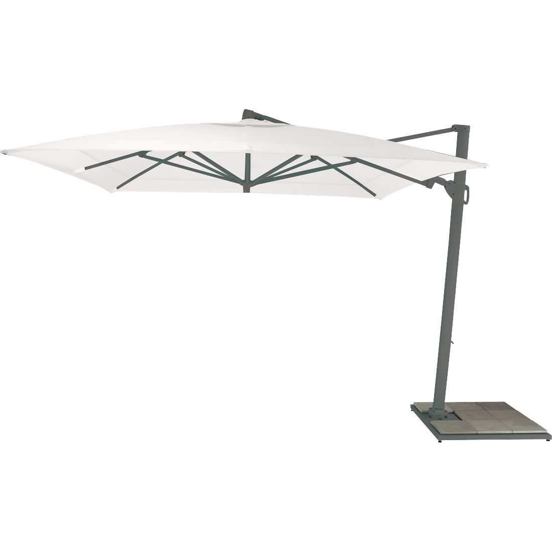 Fermob Sonnenschirm Easy Shadow, 300 x 300 cm, Stange Anthrazit