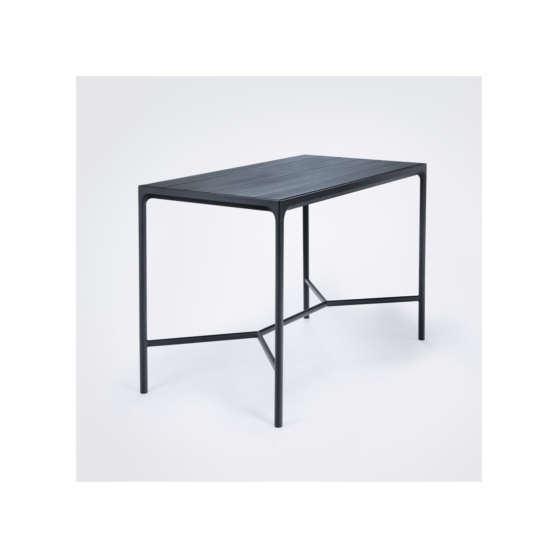 Houe Bartisch Four mit Aluminium-Tischplatte